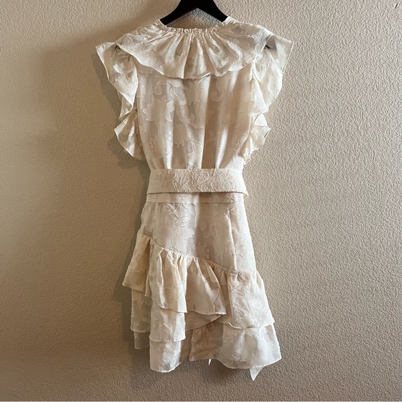 Veronica Beard Mahita Silk Blend Ruffle Dress Size 14 NWT - Picture 12 of 16